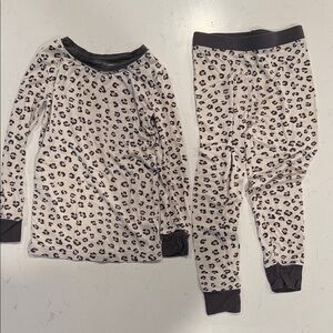 Little Sleepies Black and White Animal Print Pajama Set